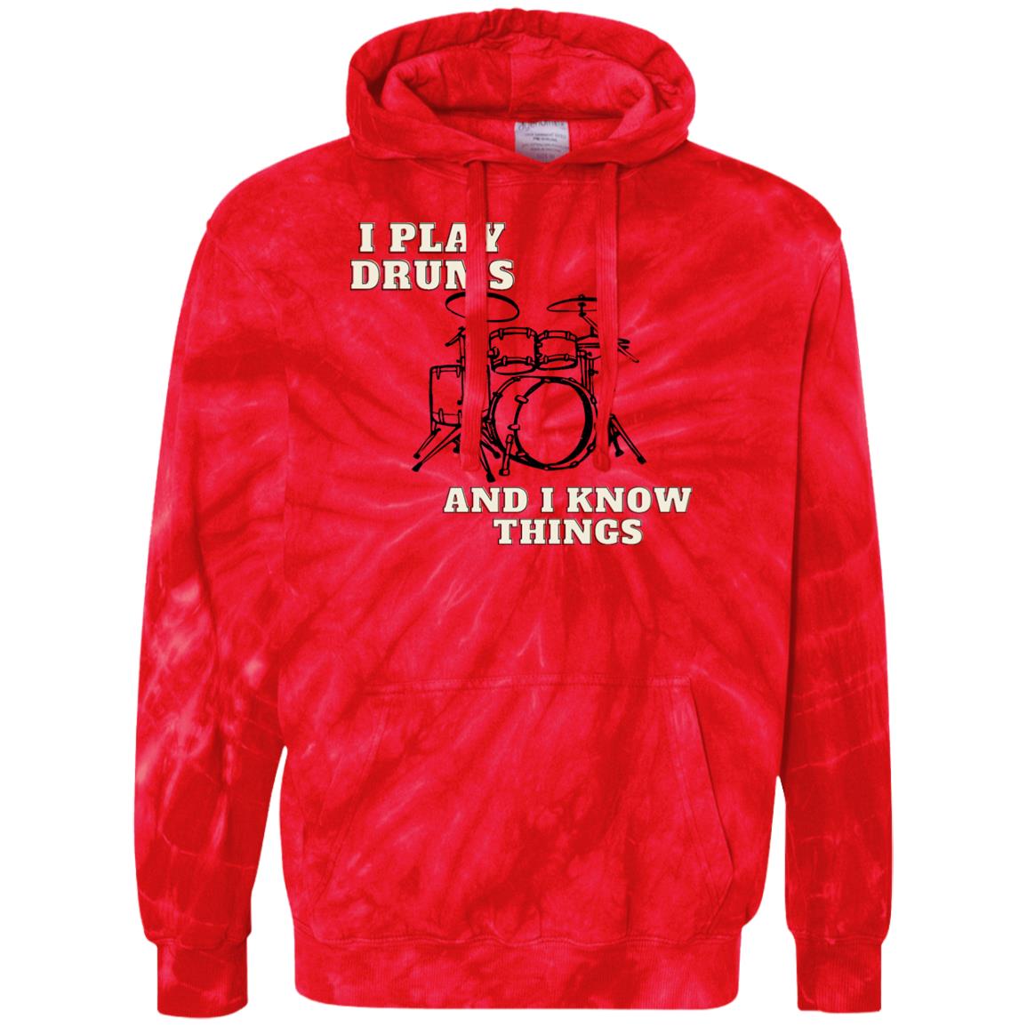 CD877 Unisex Tie-Dyed Pullover Hoodie