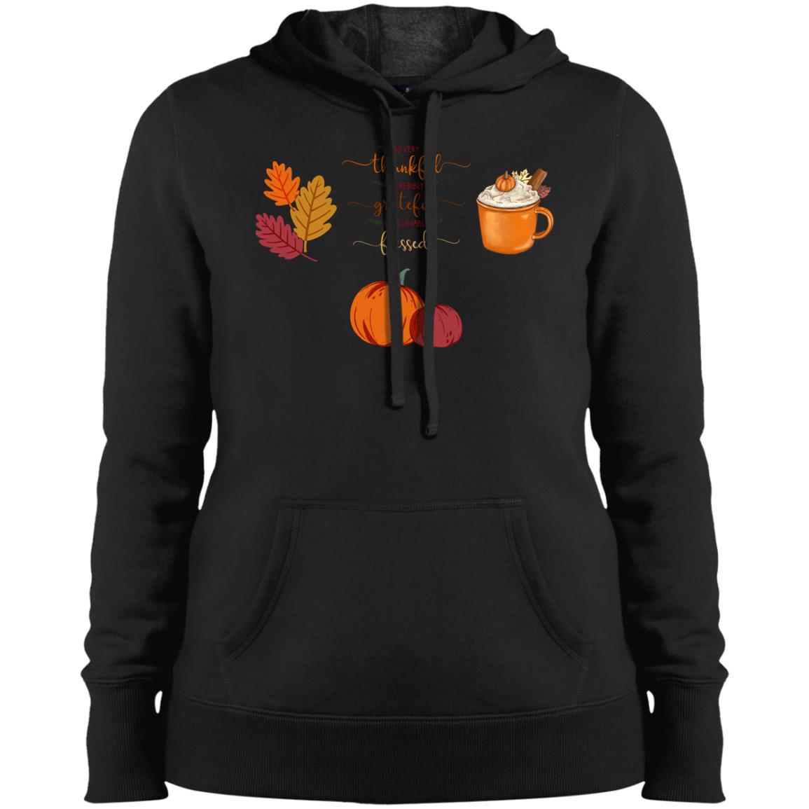 LST254 Ladies' Pullover Hooded Sweatshirt