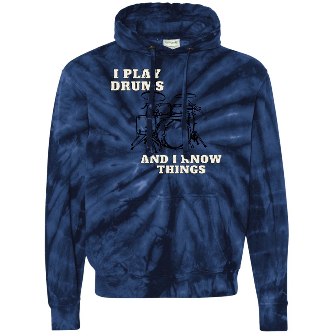 CD877 Unisex Tie-Dyed Pullover Hoodie