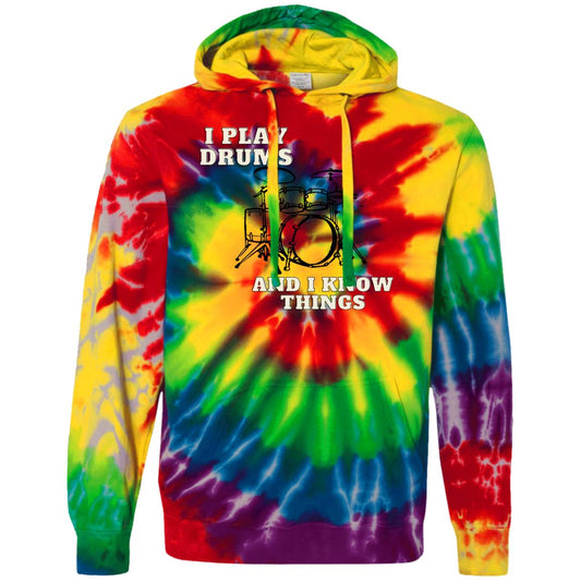 CD877 Unisex Tie-Dyed Pullover Hoodie