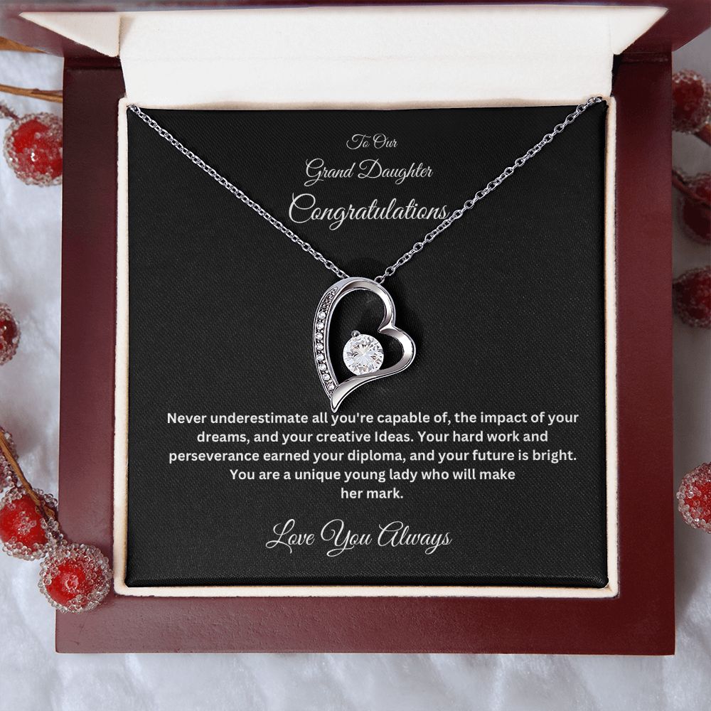 Grandparents Graduation Forever Love Necklace