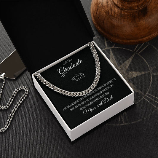 Cuban Link Graduation Necklace